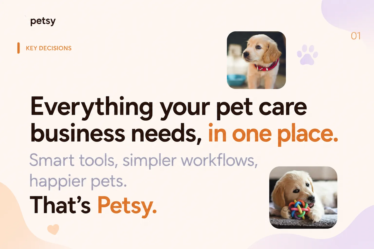 Petsy — Smart Tools, Simpler Workflows, Happier Pets