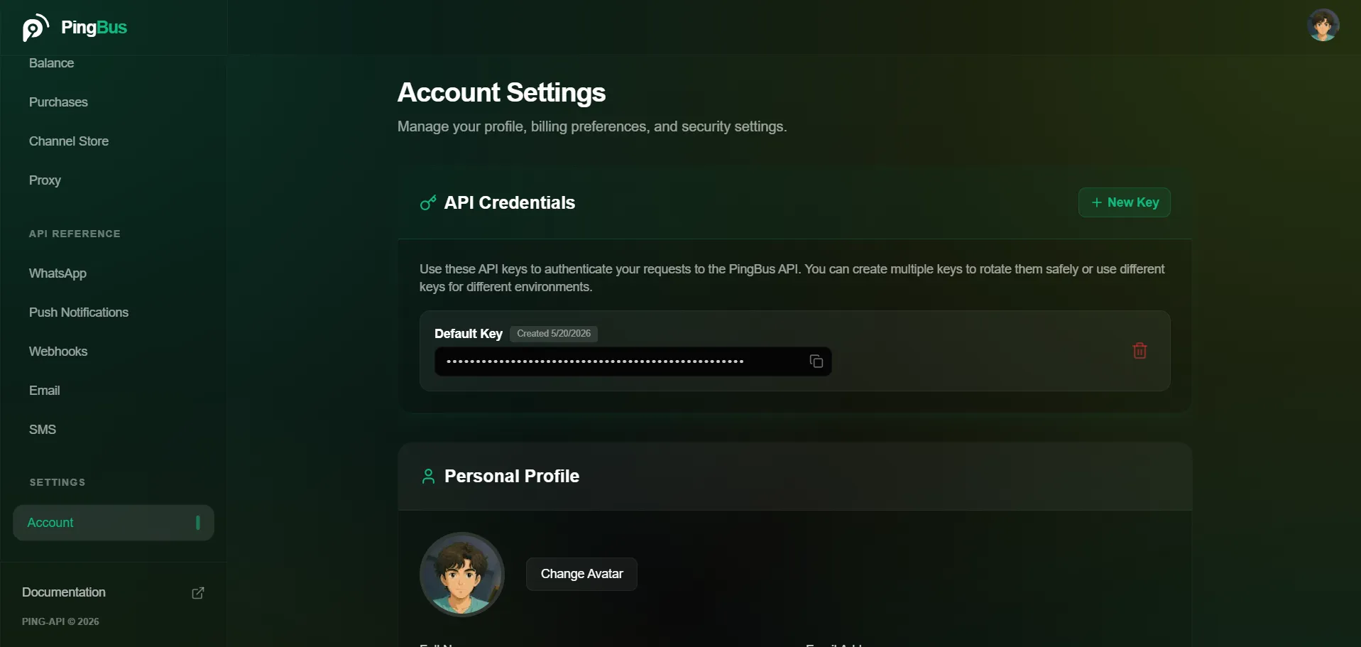 pingbus.live — Multi-Channel Dispatcher · Waterfall & Parallel